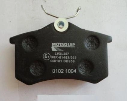 Set placute frana, frana disc MOTAQUIP LVXL257