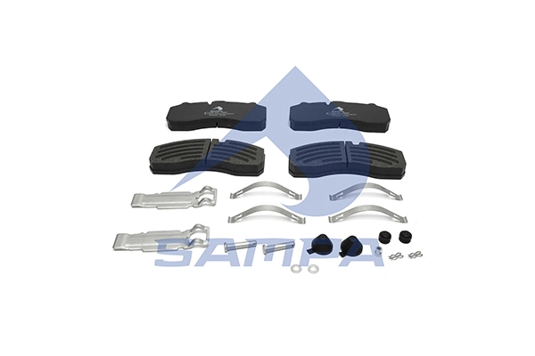 Set placute frana, frana disc SAMPA 096.605