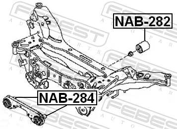 Rulment, diferential FEBEST NAB-282