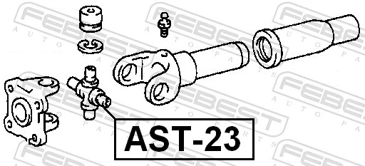 Articulatie, cardan FEBEST AST-23