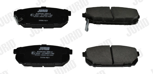 Set placute frana, frana disc JURID 572549J