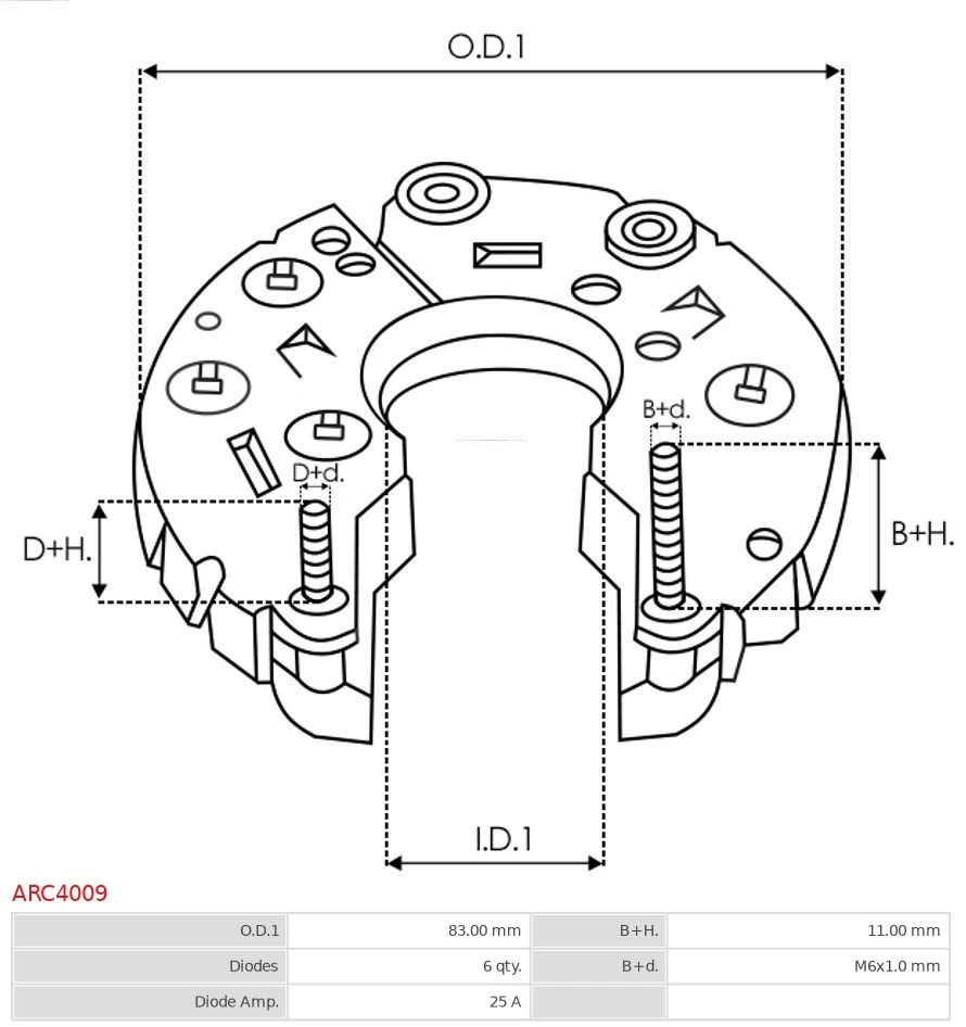 Punte diode AS-PL ARC4009