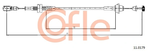 Cablu acceleratie COFLE 92.11.0179