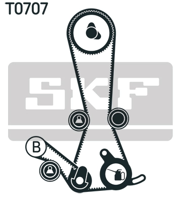 Set curea de distributie SKF VKMA95019