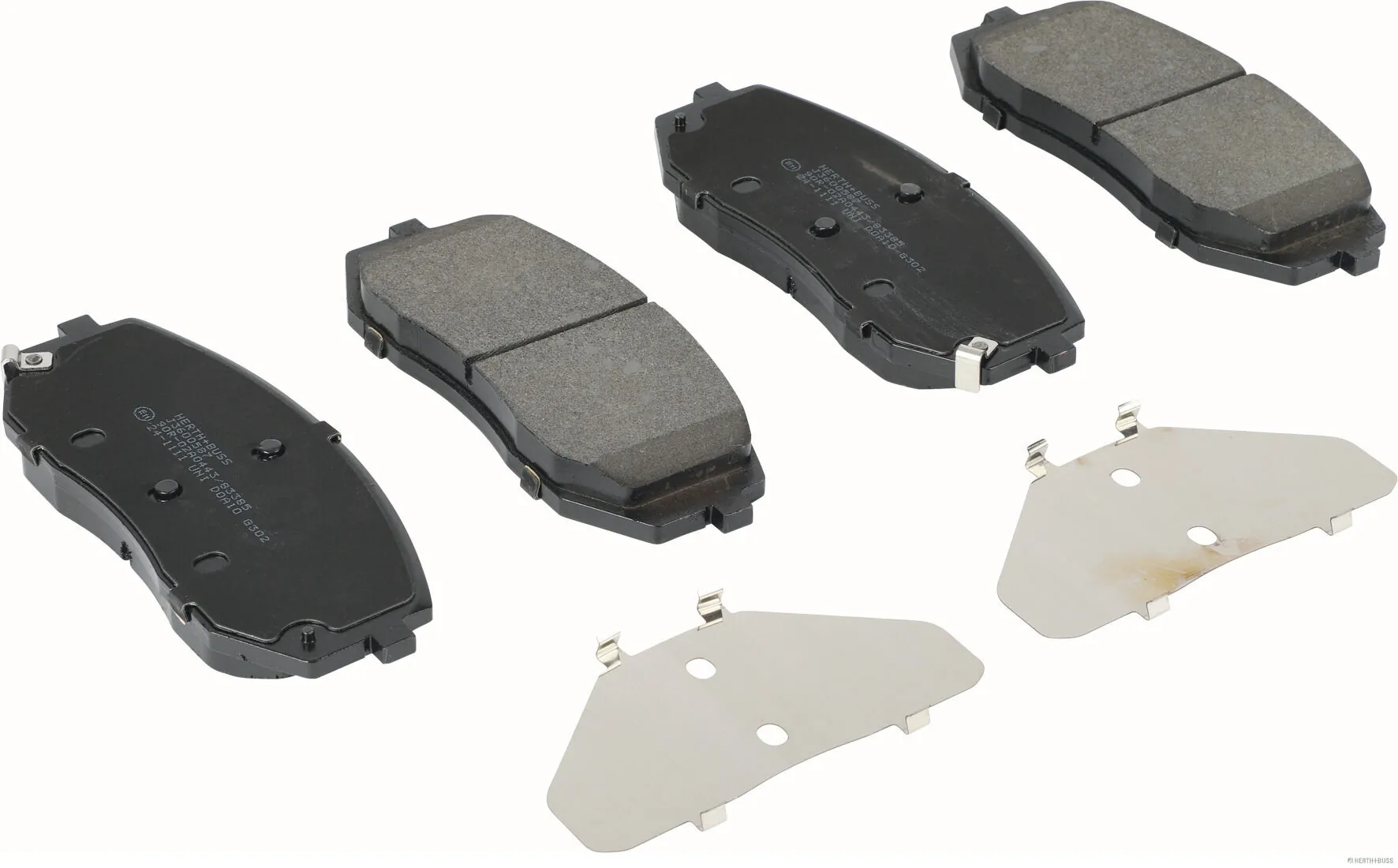 Set placute frana, frana disc HERTH+BUSS JAKOPARTS J3600587