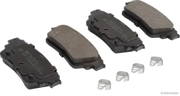 Set placute frana, frana disc HERTH+BUSS JAKOPARTS J3615019