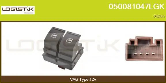 Comutator, macara geam SKODA 1Z09598583X1