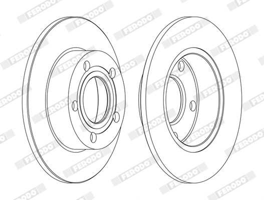 Disc frana FERODO DDF952C