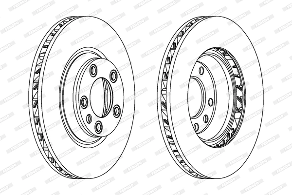 Disc frana FERODO DDF1408RC-1