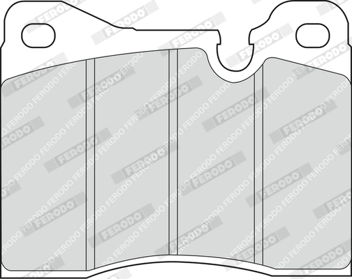 Set placute frana, frana disc FERODO FDB163