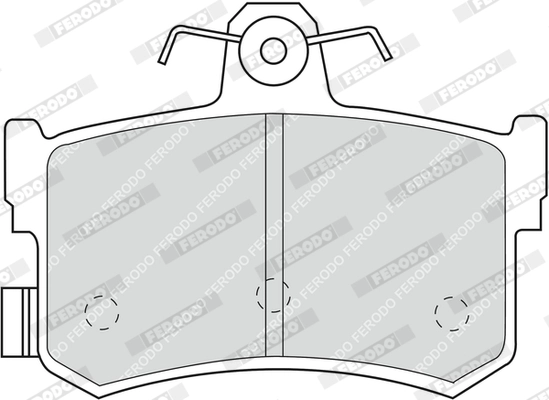Set placute frana, frana disc FERODO FDB917