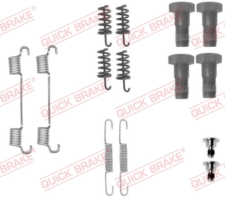 Set accesorii, saboti frana parcare QUICK BRAKE 105-0867