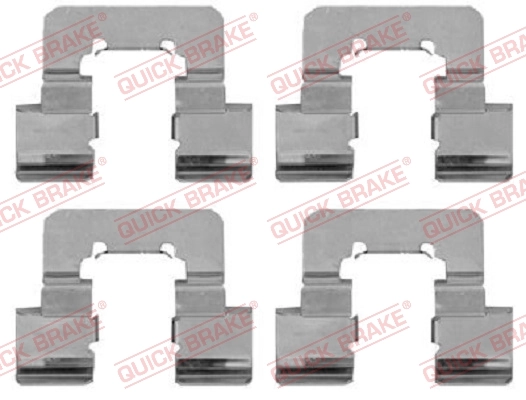 Set accesorii, placute frana QUICK BRAKE 109-1781