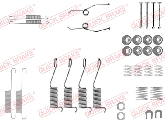 Set accesorii, sabot de frana QUICK BRAKE 105-0697