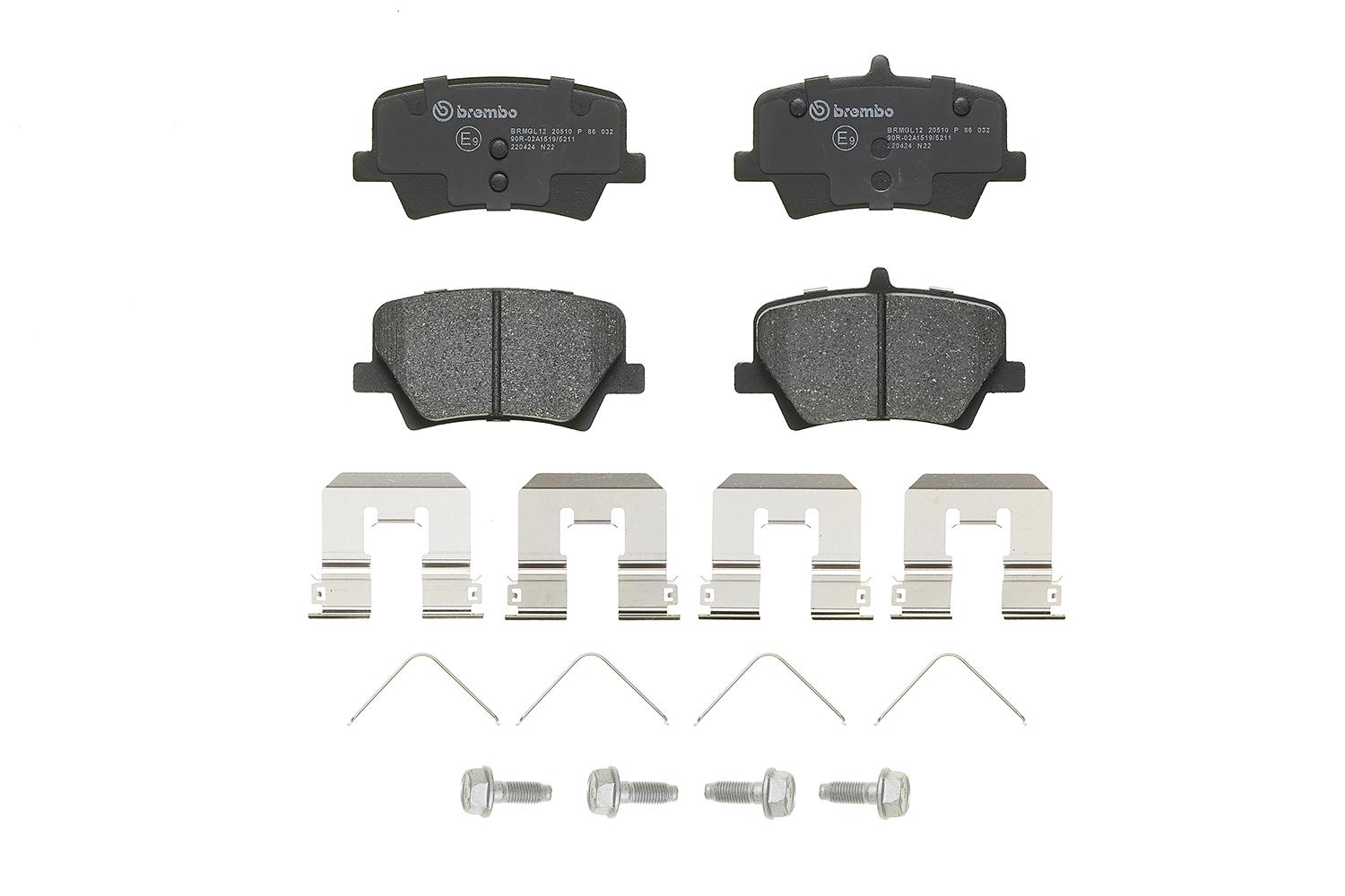 Set placute frana, frana disc BREMBO P 86 032