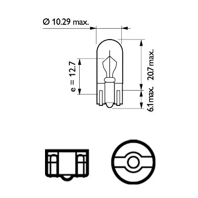 Bec, iluminare demarcare / avertizare PHILIPS 13256CP