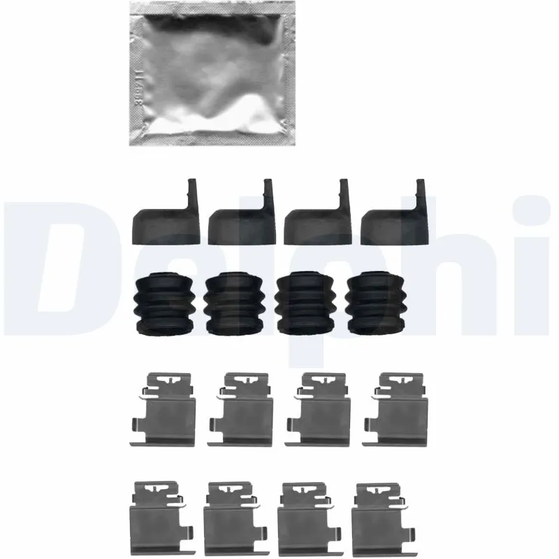 Set accesorii, placute frana DELPHI LX0687