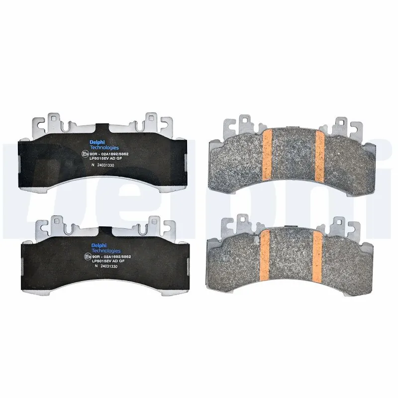 Set placute frana, frana disc DELPHI LP5015EV