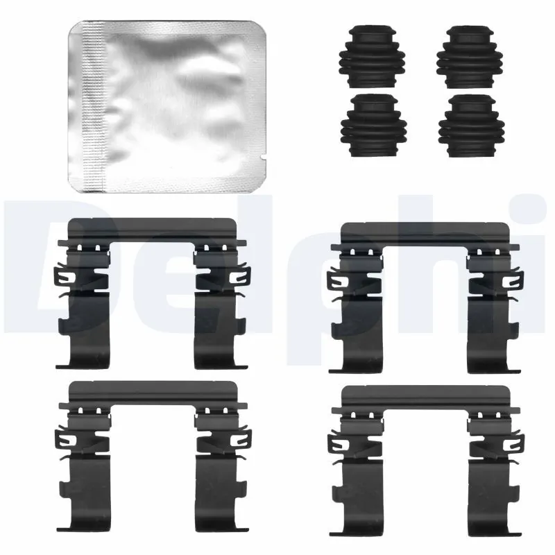 Set accesorii, placute frana DELPHI LX0846