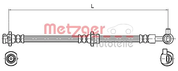 Furtun frana METZGER 4110132