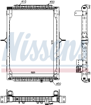 Radiator, racire motor NISSENS 63786