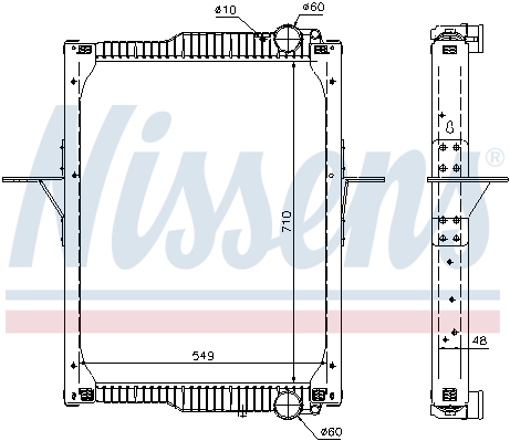 Radiator, racire motor NISSENS 65475