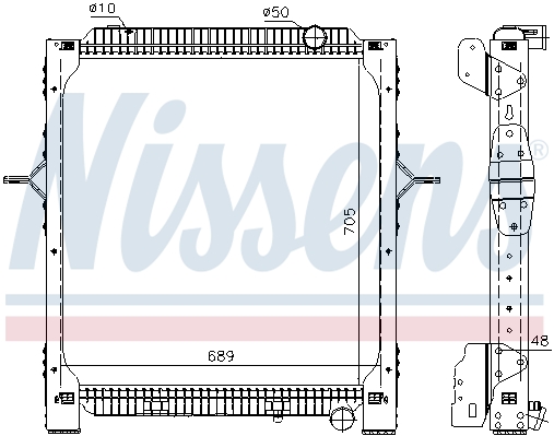 Radiator, racire motor NISSENS 65476