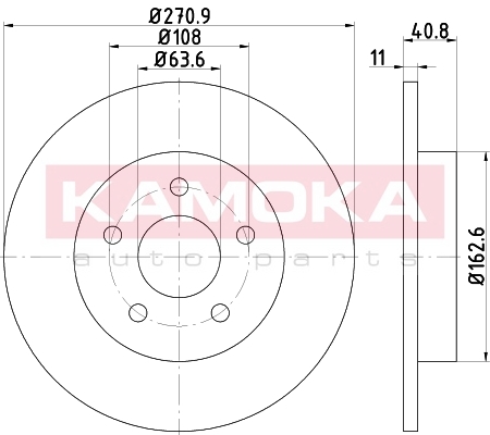 Disc frana KAMOKA 103183