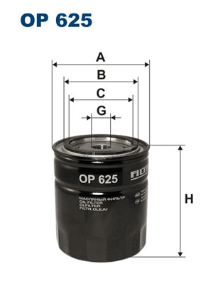 Filtru ulei FILTRON OP 625