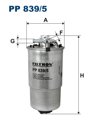 Filtru combustibil FILTRON PP 839/5