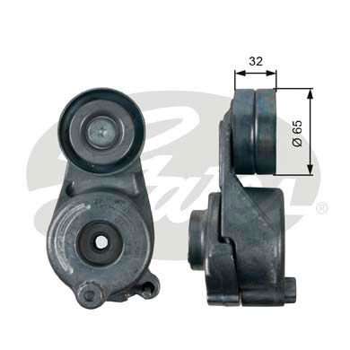 rola intinzator, curea transmisie GATES T39208