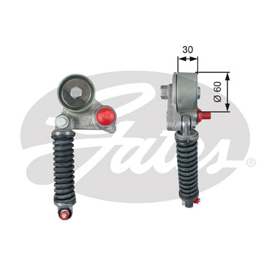 rola intinzator, curea transmisie GATES T39264