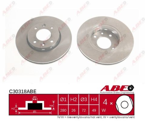 Disc frana ABE C30318ABE