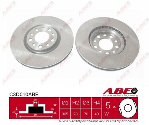 Disc frana ABE C3D010ABE