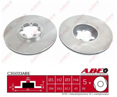 Disc frana ABE C3G033ABE