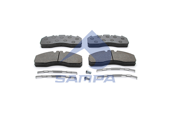 Set placute frana, frana disc SAMPA 096.620