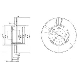 Disc frana DELPHI BG3404