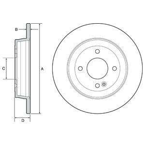 Disc frana DELPHI BG4564