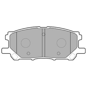 Set placute frana, frana disc DELPHI LP1823