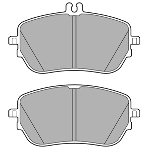 Set placute frana, frana disc DELPHI LP3485